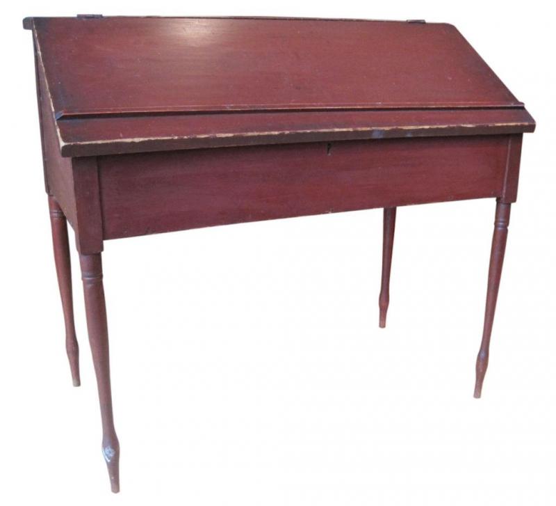Painted Schoolmaster's Desk Linda Rosen Antiques