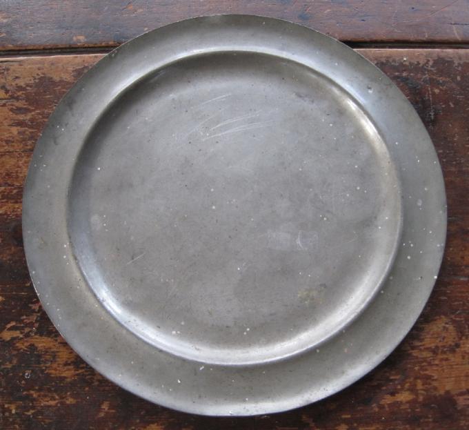 Large Pewter Charger