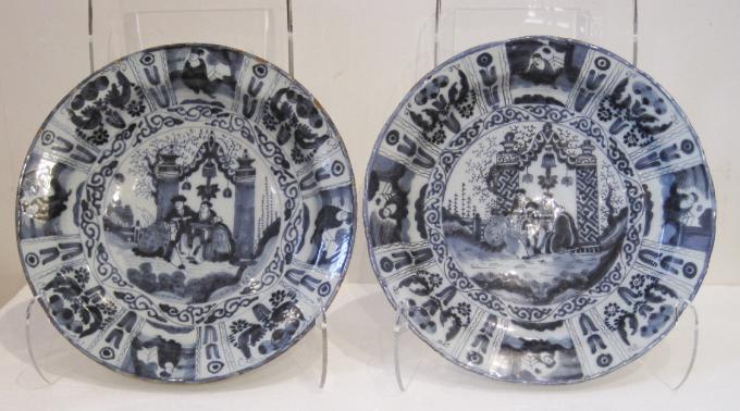 Pair of Delft Chargers