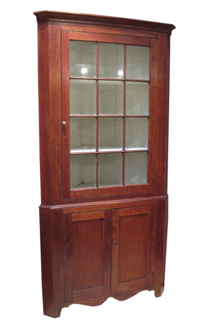 Cherry Corner Cupboard | Linda Rosen Antiques