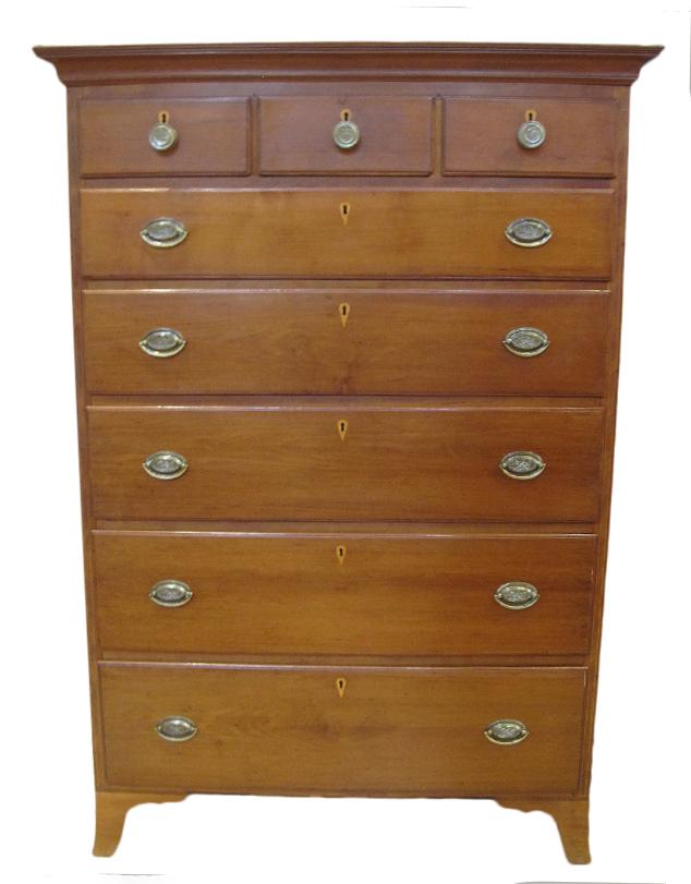 Tall Chest of Drawers w/Inlay