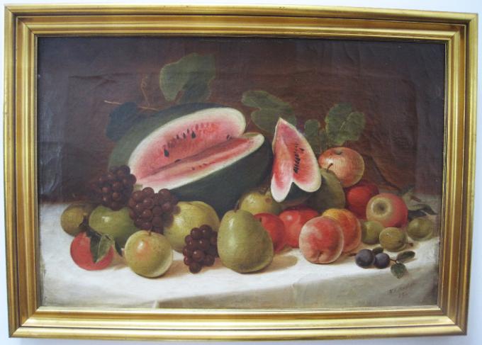 Still Life Painting of Fruit