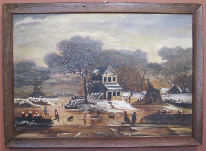 Village Scene - Hidley