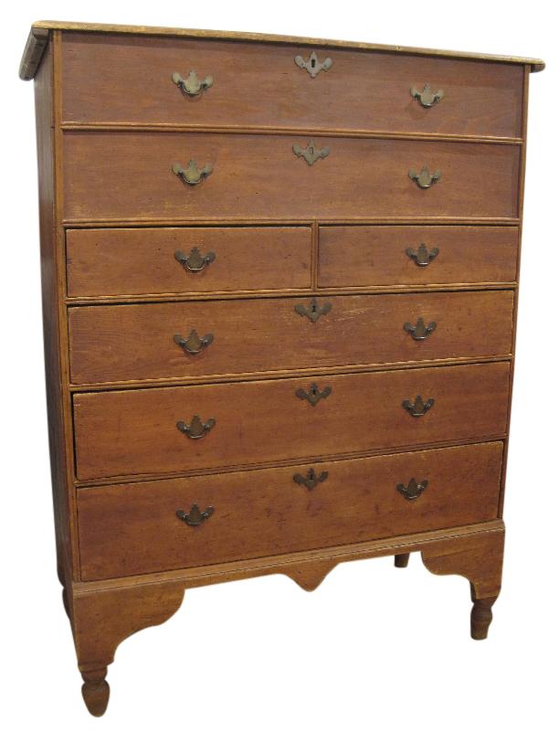 Early Queen Anne Lift-Top Blanket Chest