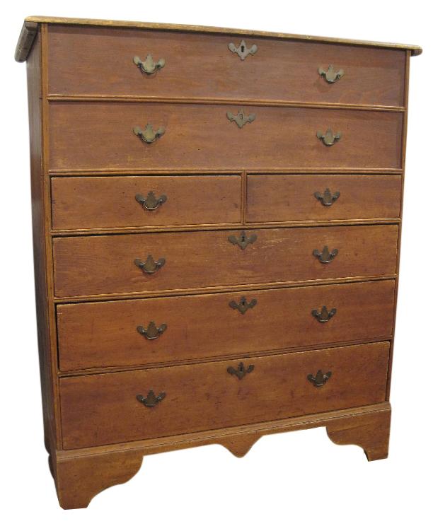 Queen Anne Painted Blanket Chest