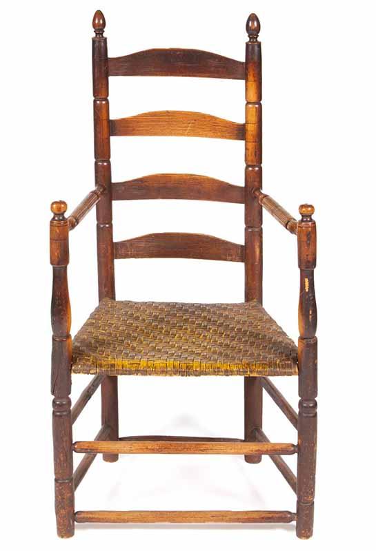 Early 18th Century Ladderback Armchair
