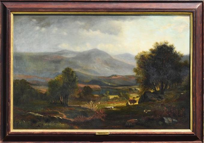 Large Landscape Painting - Champney