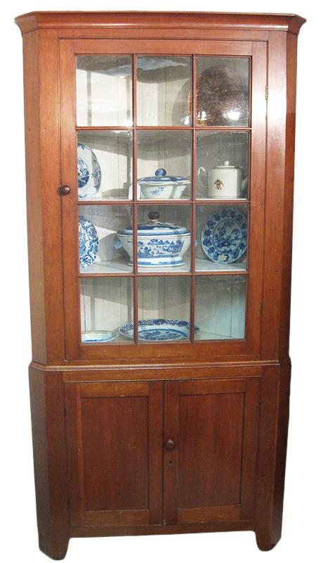 Federal Corner Cupboard