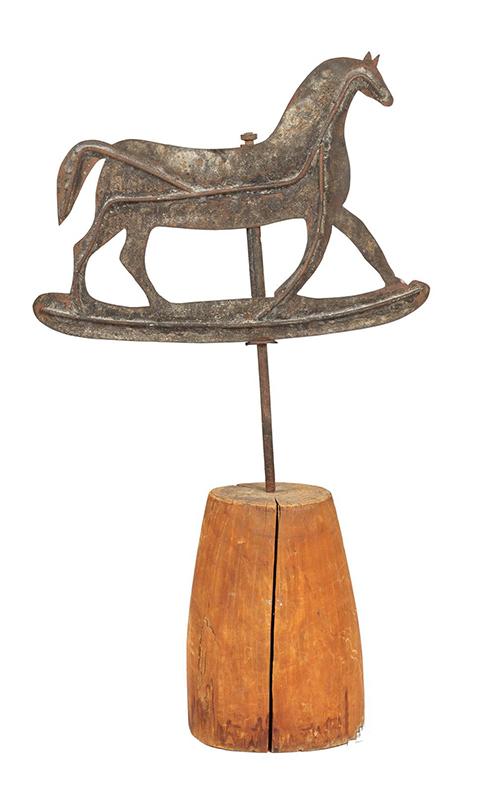 Sheet Iron Horse Weathervane