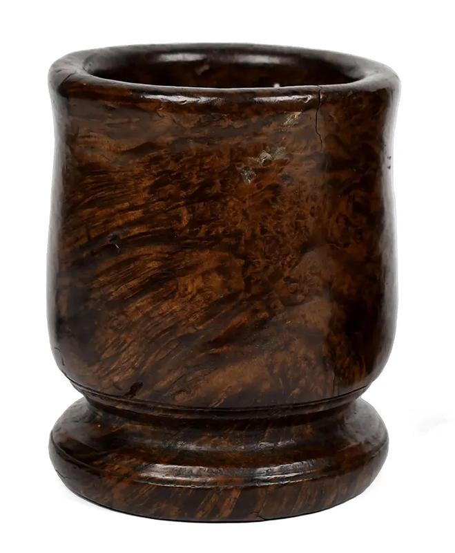 Footed Burl Mortar