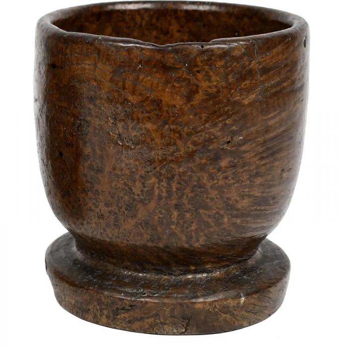 Footed Burl Mortar