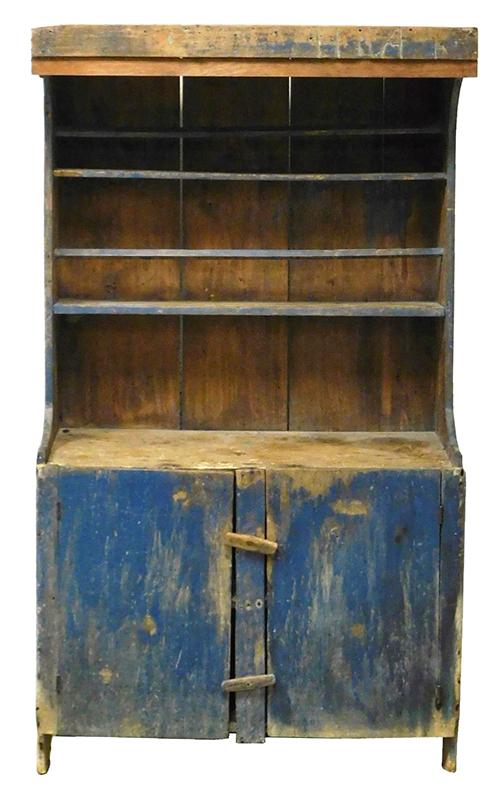 Blue Pewter Cupboard