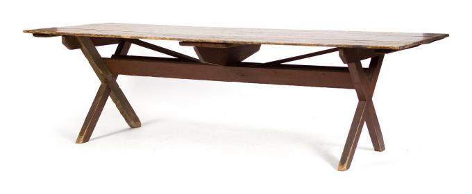 Eight-Foot Sawbuck Farm Table