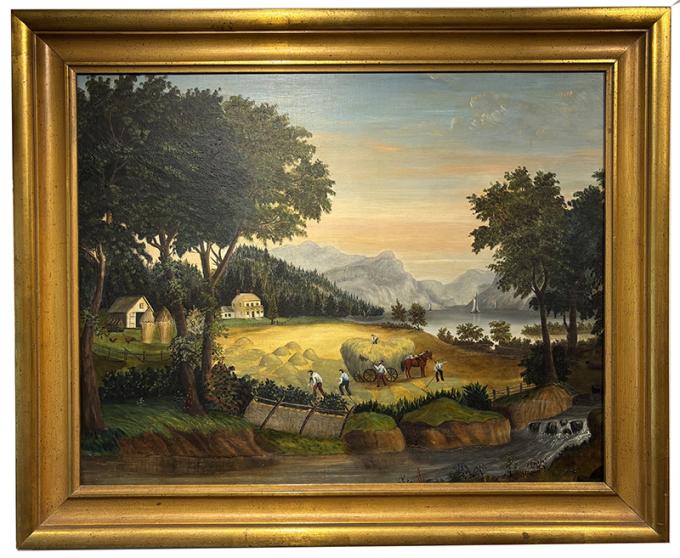 Landscape Painting - "American Harvesting"