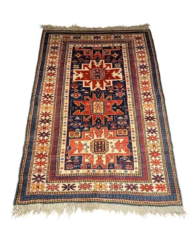 Caucasian Carpet w/Three Star Design