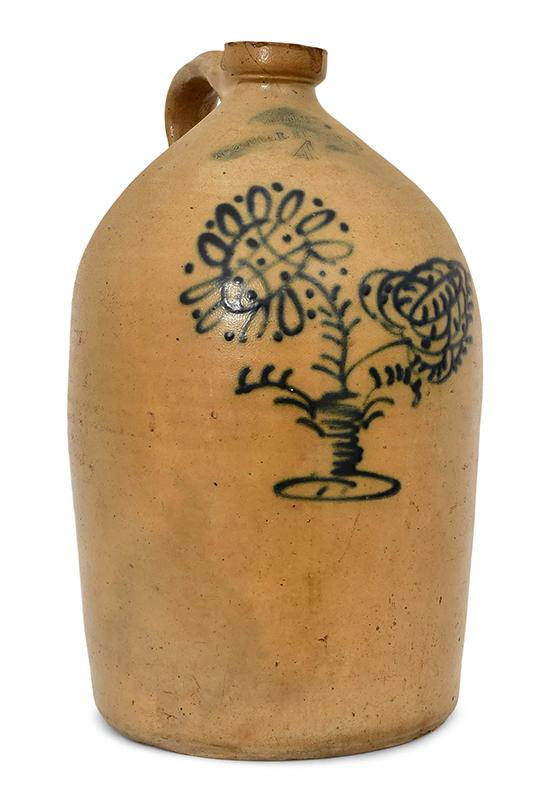 4-Gal Decorated Stoneware Jug