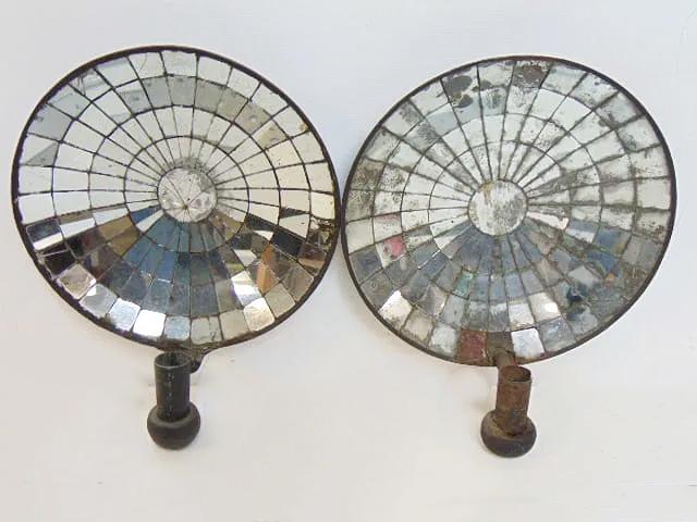 Pair of Period Mirrored Sconces
