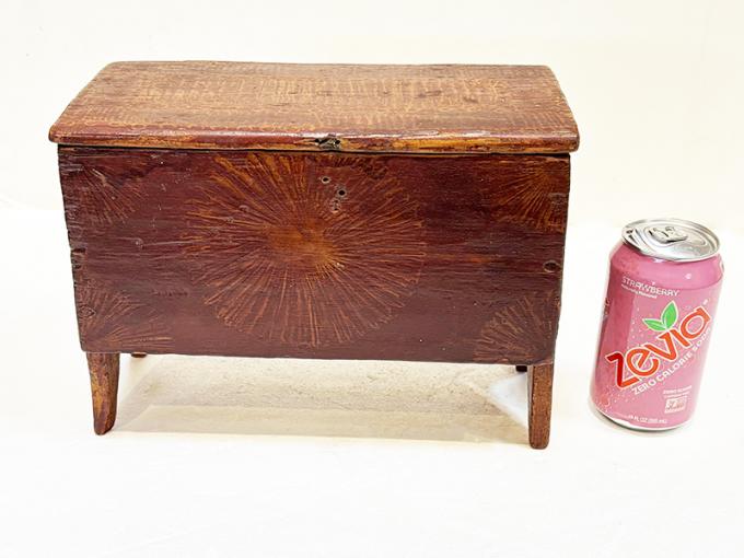 Miniature Decorated Blanket Chest