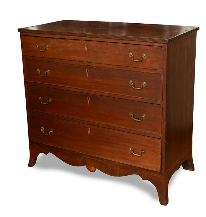 Walnut Chest of Drawers
