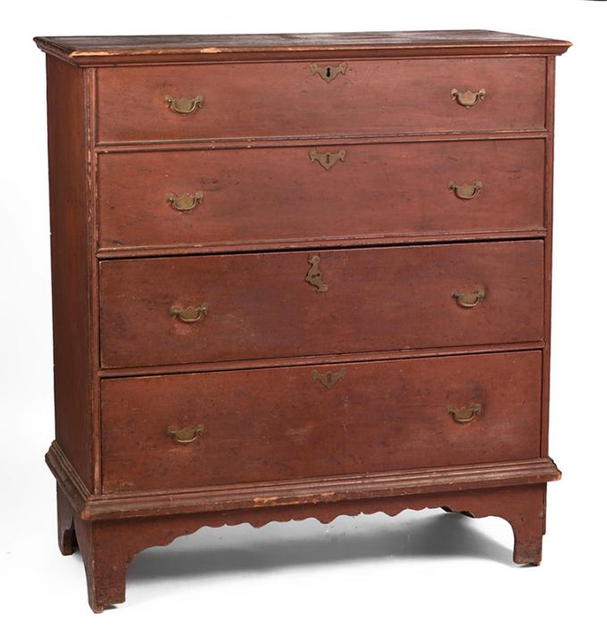 18th Century Lift-Top Blanket Chest