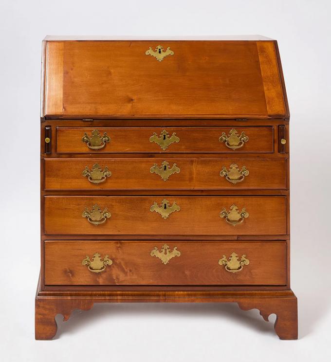 Chippendale Slant-Front Desk