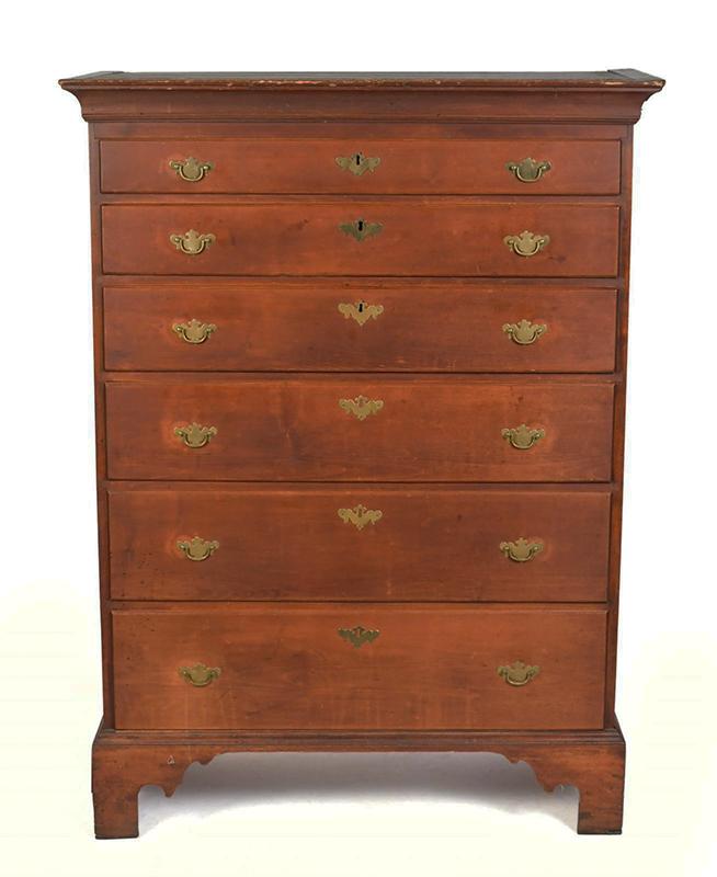 Chippendale High Chest of Drawers