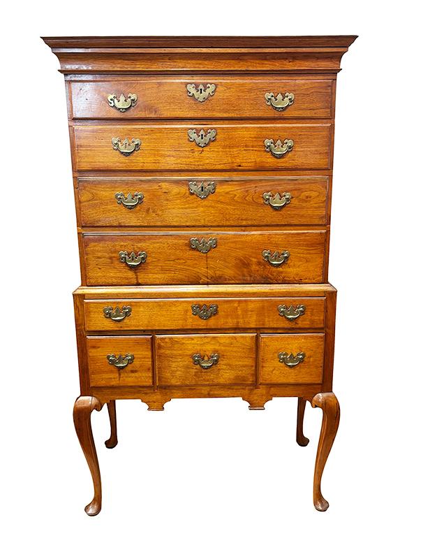 Queen Anne Butternut Highboy