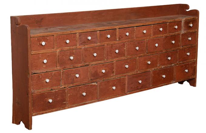 Painted Apothecary Chest