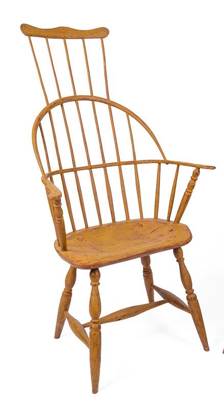Painted Windsor Comb-Back Armchair