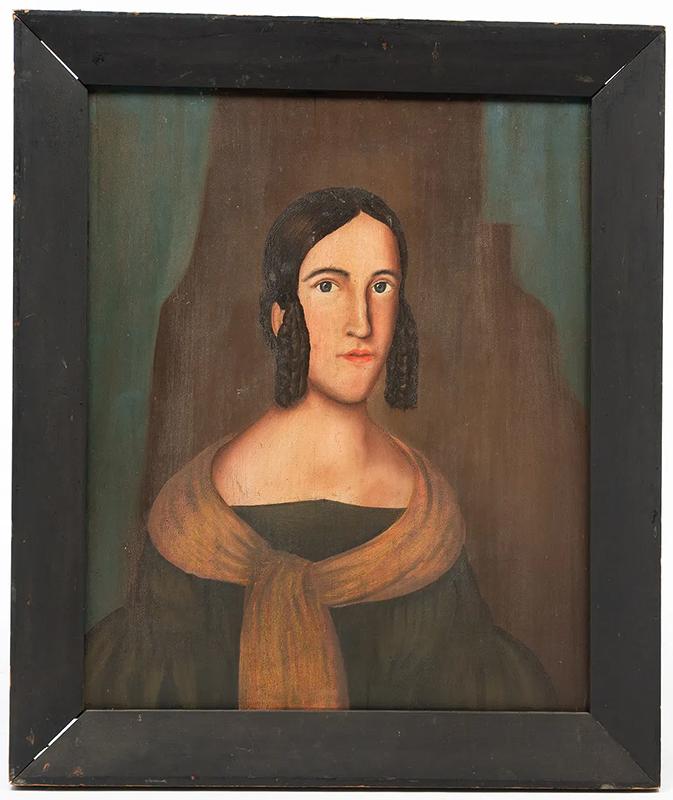 Naive Portrait of a Woman - Ralph Curtis