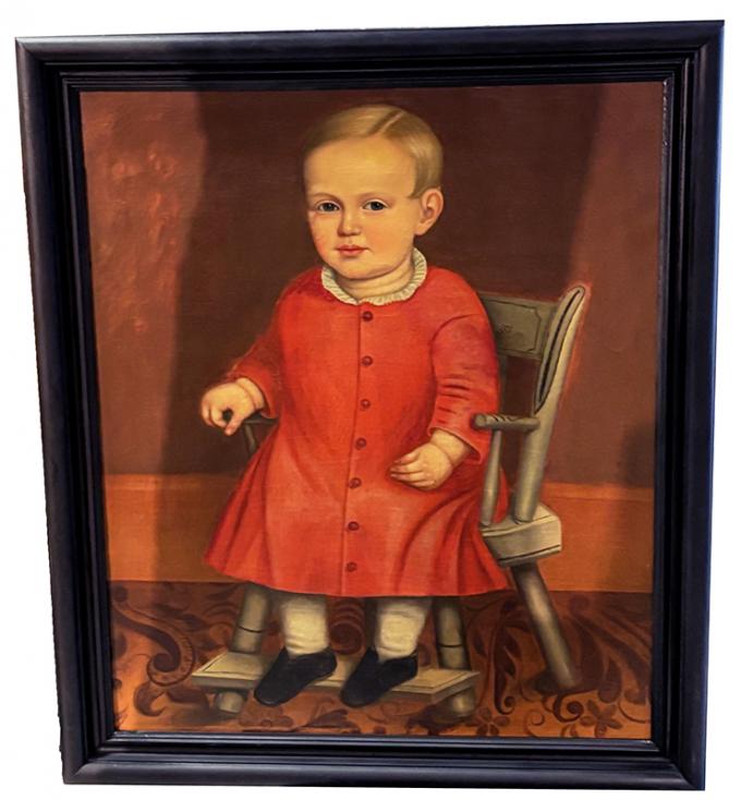 Portrait of a Boy in Red