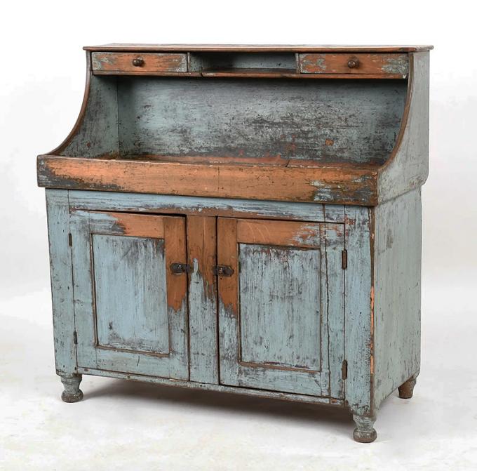 Blue Dry Sink