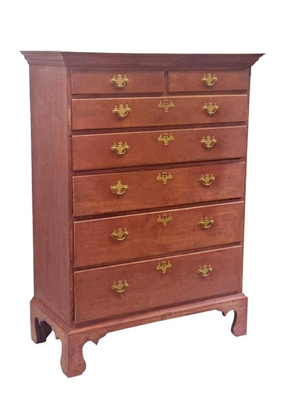 Painted Tall Chest of Drawers