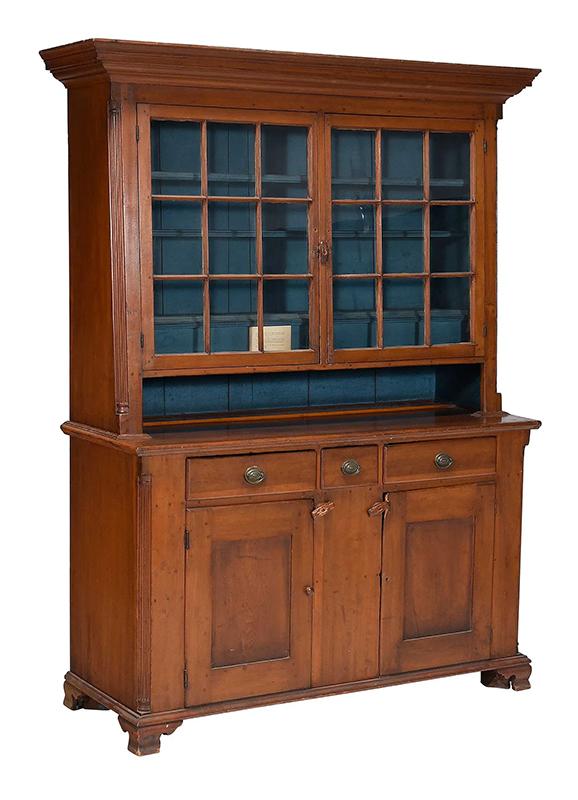 Canted Step-Back Cupboard