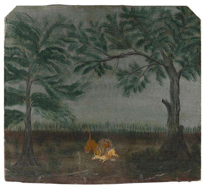 Folk Art Fireboard