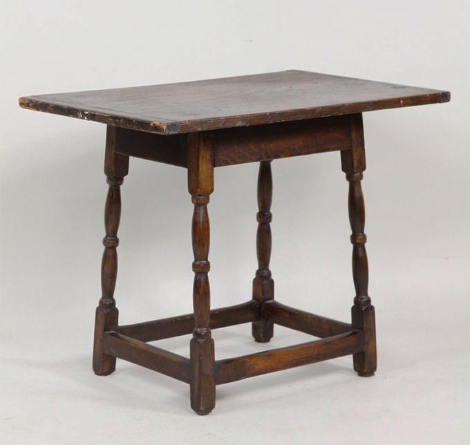 Stretcher-Base Tavern Table