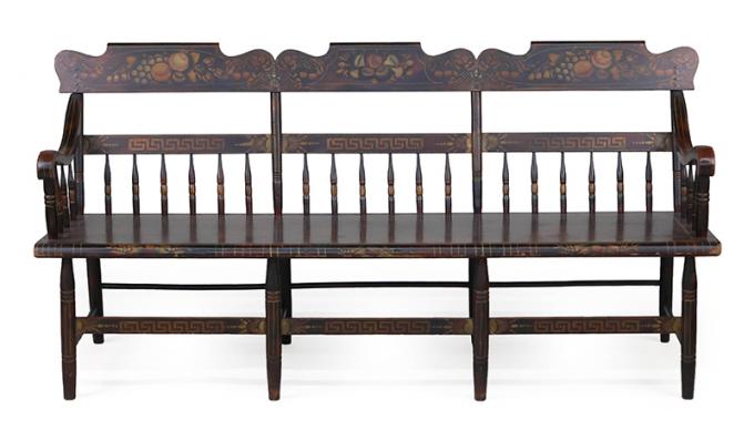 Federal Stenciled Settee