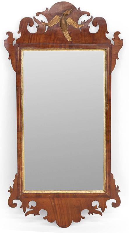 Chippendale Mirror w/Phoenix