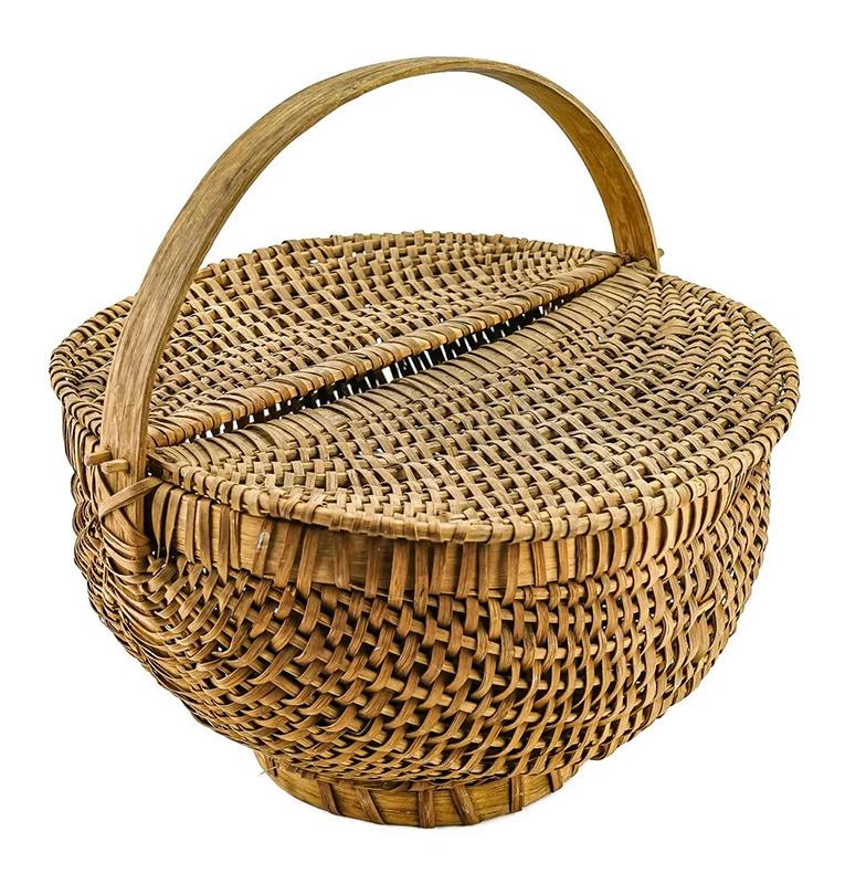 Appalachian Buttocks Basket Linda Rosen Antiques