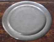 Large Pewter Charger