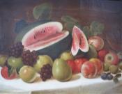 Still Life Painting of Fruit