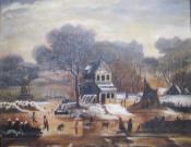 Village Scene - Hidley