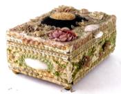 Shell Decorated Sewing Box