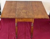 Tiger Maple Drop-Leaf Table