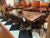 Nine Foot Cherry Farm Table