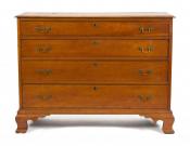 Chippendale Cherry Chest of Drawers