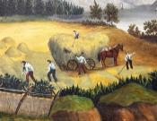 Landscape Painting - "American Harvesting"