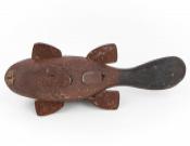 Carved Beaver Ice Fishing Lure