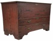Paint Decorated Blanket Chest
