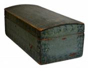 Paint Decorated Dome-Top Box